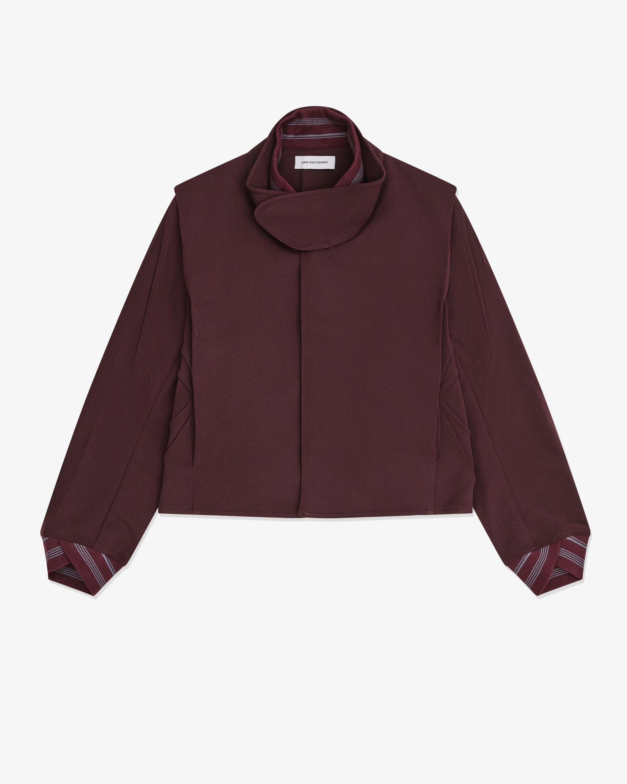 ohne bomber jacker maroon