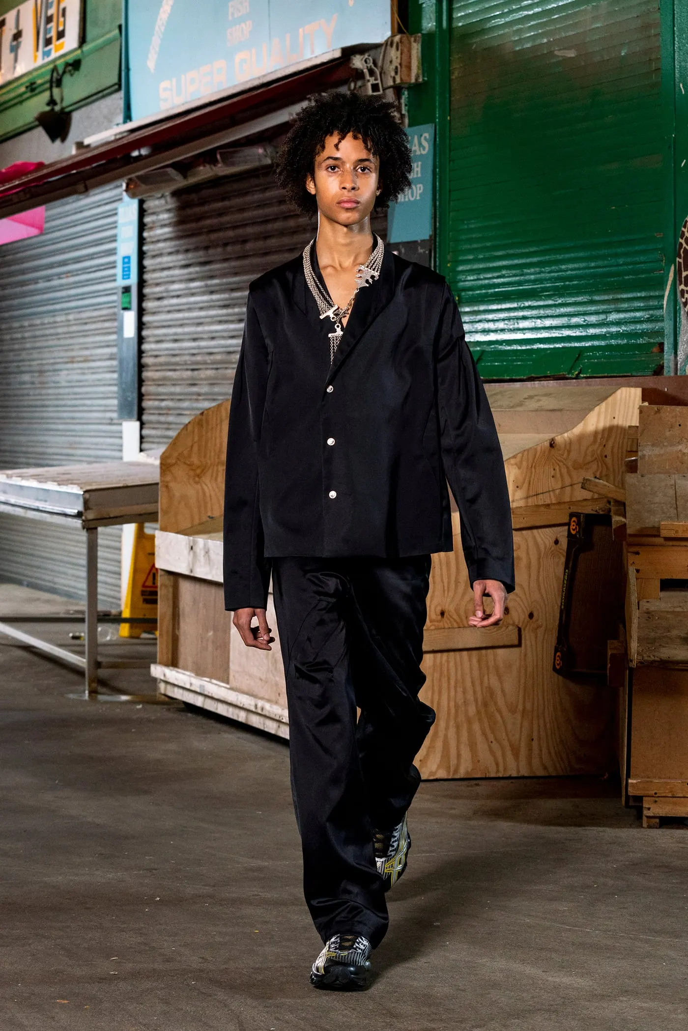 Kiko Kostadinov Yesternow SS22 runway look